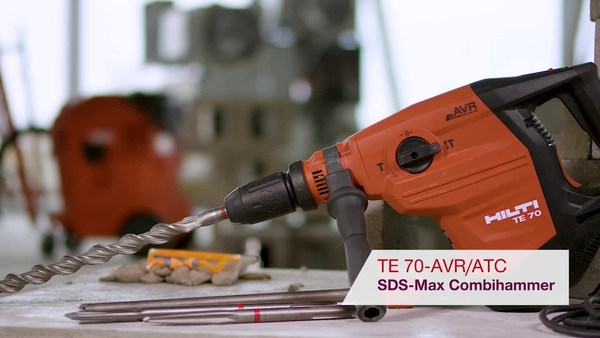 Tuotevideo: Hiltin SDS-max-kombivasara TE 70-ATC/AVR. 