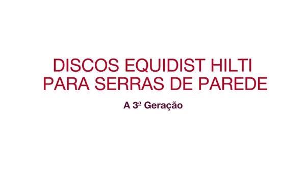 Mostramos-lhe o excelente desempenho de corte da 3ª geração de discos de serra Equidist, mesmo em condições duras. 