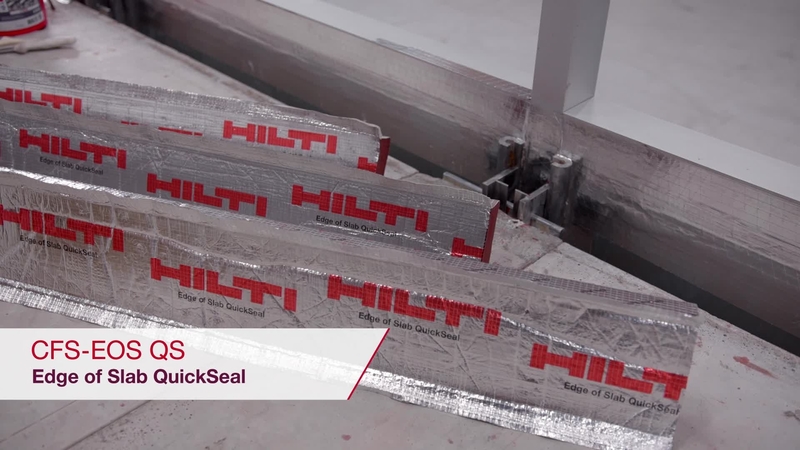 Vidéo de présentation de produit sur le coupe-feu de bord de dalle CFS-EOS QS de Hilti