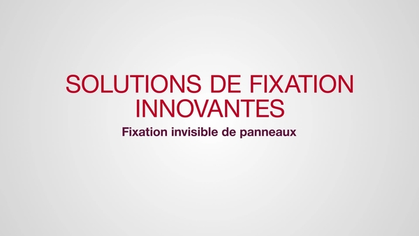 Fixation invisible des panneaux HPL avec vis autoperceuse