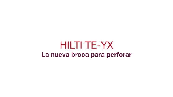 Broca para taladro con percusión con cabeza de carburo sólida, bordes de corte y varias hélices con espirales para taladrar en hormigón reforzado.