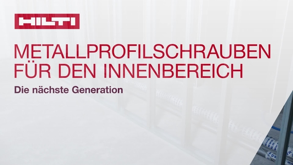 Die neuen S-DD Schrauben für den Innenausbau – Verbinden von Metallständern mit höherer Geschwindigkeit, weniger Abfall und besserer Qualität.