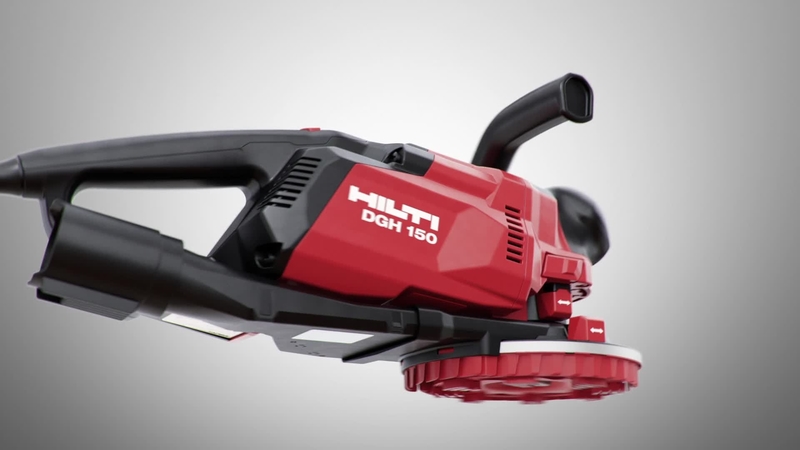 DGH 150 Concrete grinder for heavy duty grinding