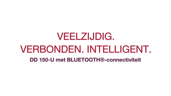 Veelzijdig. Intelligent. Verbonden. Maak kennis met de DD 150-U (03) & WMS 100 BLE. 