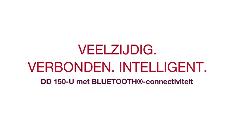 Veelzijdig. Intelligent. Verbonden. Maak kennis met de DD 150-U (03) & WMS 100 BLE.