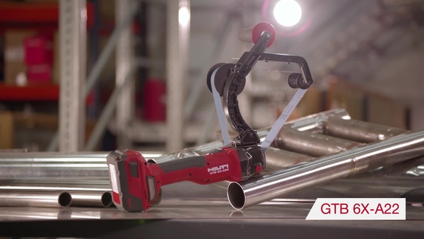 Introducing Hilti's GTB 6X-A22 cordless tube belt sander