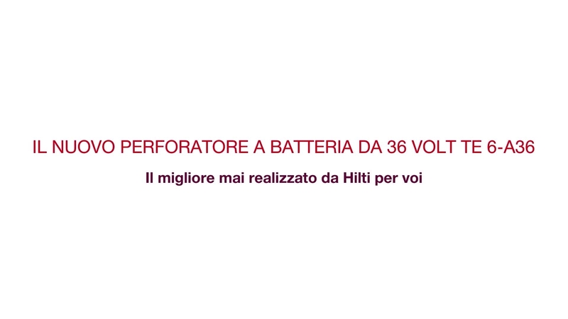 Video mit Statements von Kunden und Entwicklungsingenieuren zum TE 6-A36 – einem vielseitig einsetzbaren, hochleistungsfähigen 36V-Akku-Bohrhammer.