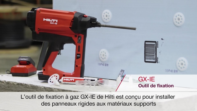 GX-IE Gas-actuated insulation nailer - Gas actuated direct