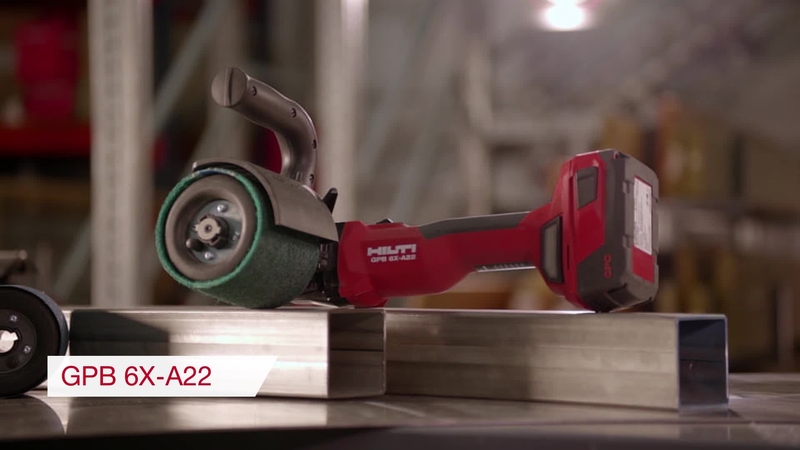 Présentation de la ponceuse sans fil GPB 6X-A22 de Hilti