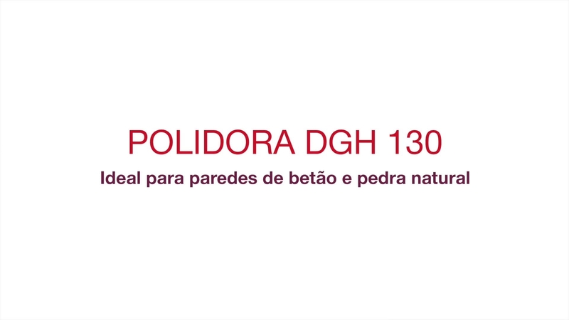 Esmerilador diamantado para polimento de elevada qualidade e acabamento de superfícies da parede em betão