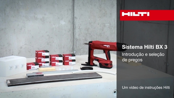Sistema BX 3 - Introdução e seleção de pregos