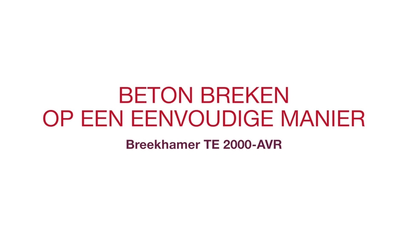 Vidéo promotionnelle TE 2000-AVR, mettant en avant les caractéristiques principales de cet outil et incluant des témoignages de clients.