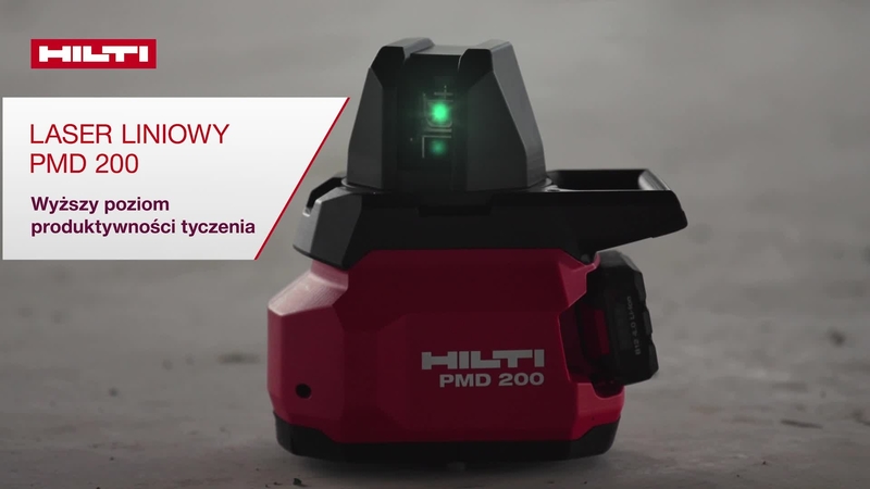 Prezentacja nowego lasera liniowego Hilti PMD 200