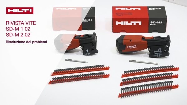 HOW TO, come risolvere i problemi del caricatore viti SD-M 1 02 e SD-M 2 02, seconda generazione