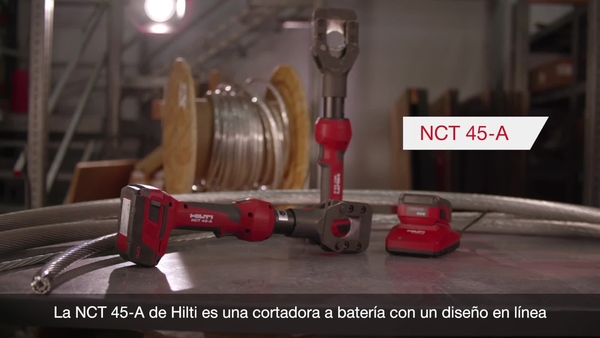 Presentación de la cortadora de cables guía y ACSR NCT 45-A de Hilti