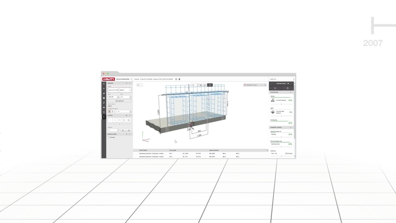 Dozvíte se o hladkém propojení softwaru Hilti PROFIS Engineering Suite a softwaru třetích stran na kalkulaci struktur, jako je Dlubal. Záložka s oblíbenými položkami a tlačítko vrátit pro rychlé kalkulace kotev a vyšší produktivitu.