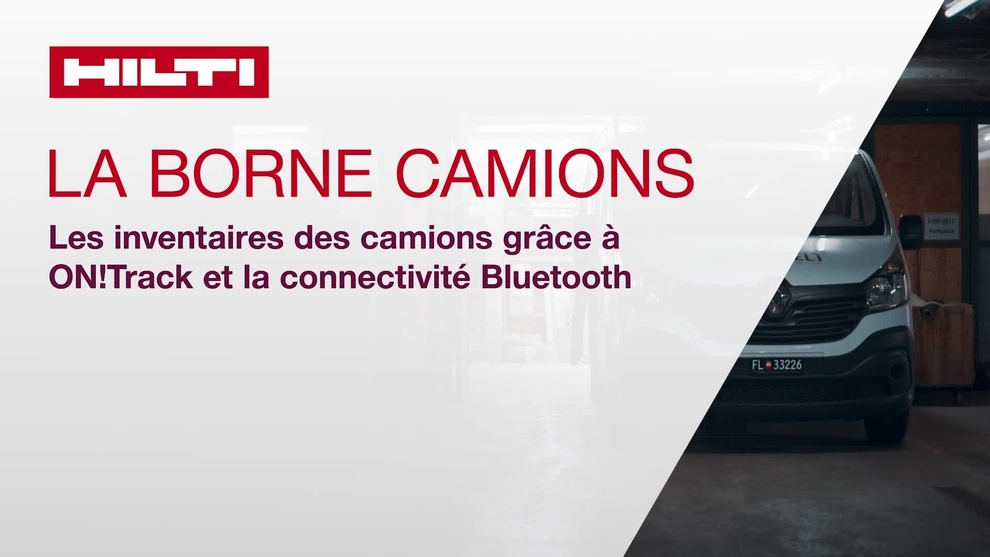Les inventaires de camions grâce à ON!Track et la connectivité Bluetooth