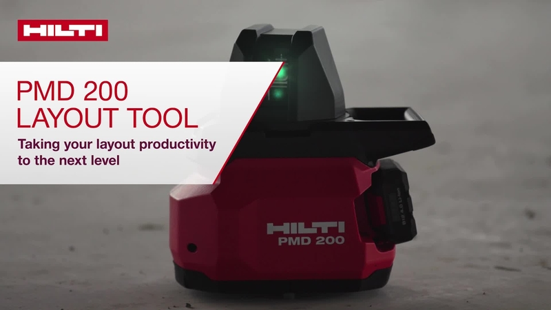 Introduction of the new Hilti PMD 200 layout tool (metric)