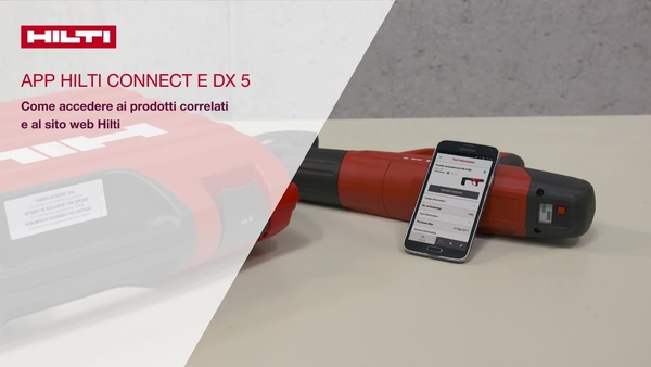 Come accedere ai prodotti correlati e al sito web Hilti