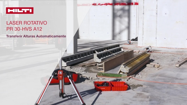 Vídeo tutorial de instruções sobre a transferência de alturas com o PR 30-HVS A12. (PT)