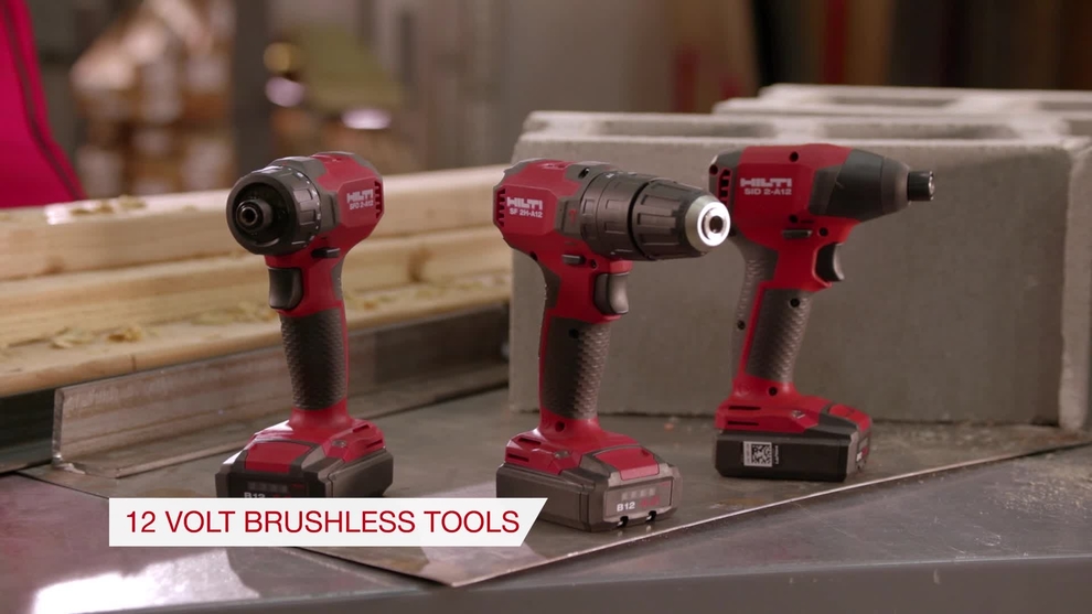 Introducing Hilti's SF 2H-A12, SID 2-A12, and SFD 2-A12 