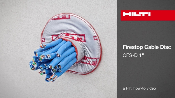 Firestop disc CFS-D how-to video