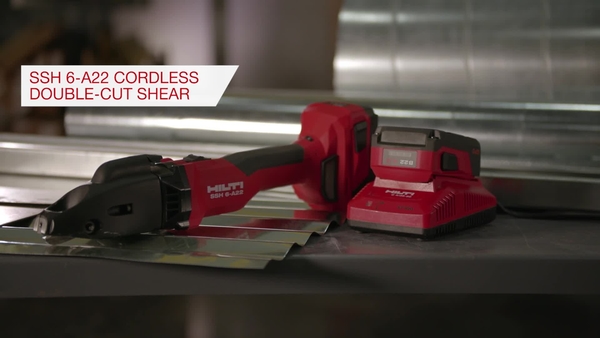 Introducing Hilti's SSH 6-A22 cordless double cut shears