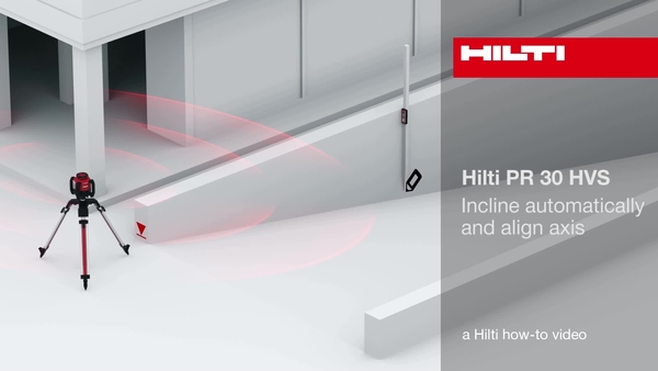 PR30-HVS - Auto inclinement to align axis.