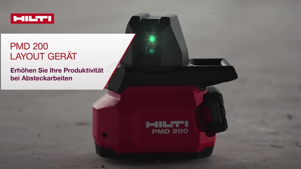 Vorstellung des neuen Hilti Absteckgeräts PMD 200