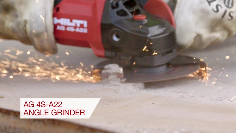 Metal fabrication Angle Grinder AG 4S-A22 promo video