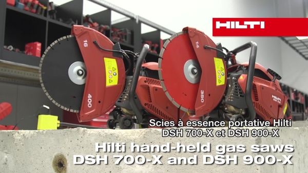 Benzintrennschleifer Hilti DSH 700-X und DSH 900-X