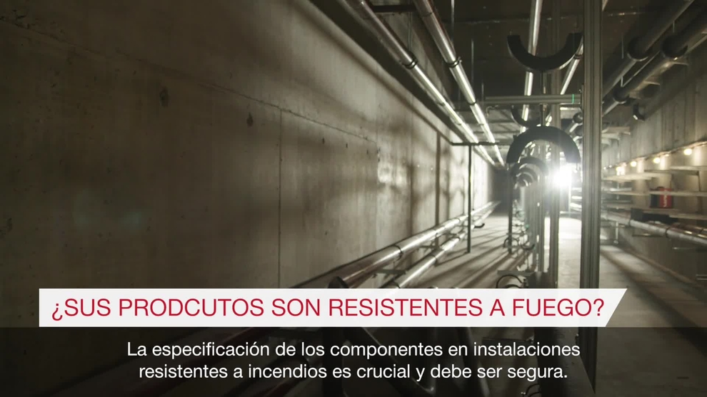 05 Vídeo promocional del botón MQN-B botón con el selector de soportes MEP como parte del lanzamiento de sistemas de instalación de próxima generación.--> NO ESTÁ PERMITIDO DECIR LA PALABRA "INTUMESCENTE" AL FINAL