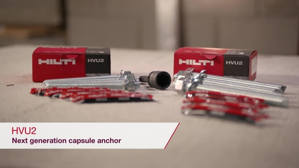 Introducing Hilti's HVU2 capsule anchor