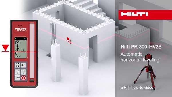 PR 300-HV2S — automātiska horizontālā nivelēšana.