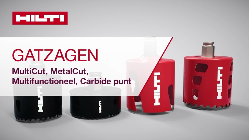 Introductie van de portfolio nieuwe Hilti-gatenzagen