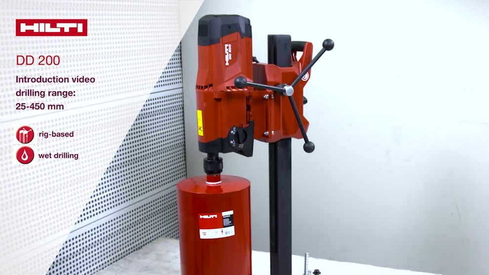 DD 200 - Video hướng dẫn (phạm vi khoan 25 - 450mm).