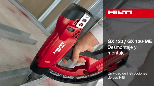 GX 120 - Montaje y desmontaje.