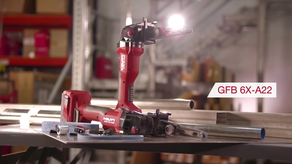 Introducing Hilti's GFB 6X-A22 cordless bandfile