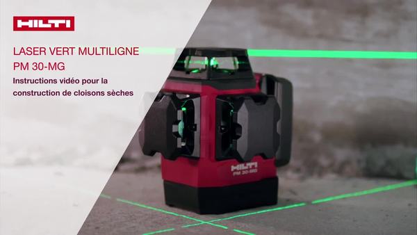 So funktioniert der PM 30 – Video über die verschiedenen Anwendungsmöglichkeiten auf der Baustelle. 