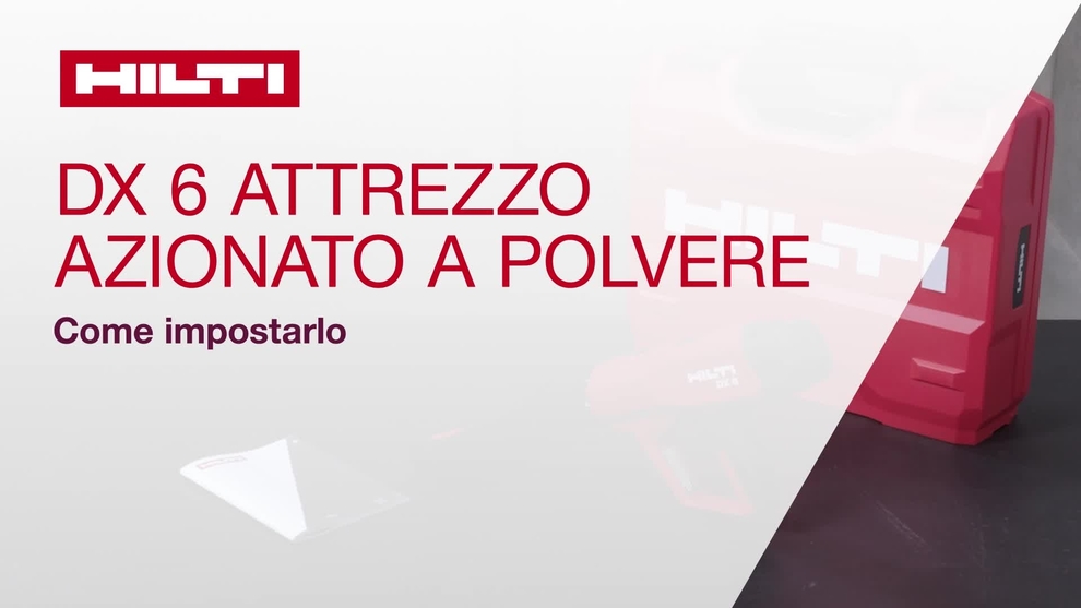 Découvrez comment utiliser le DX 6, le nouveau et le plus intelligent des cloueurs à poudre de Hilti