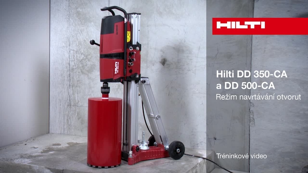 DD 350/500-CA – Režim navrtávání