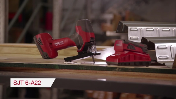 Introducing Hilti's SJT 6-A22 cordless jig saw