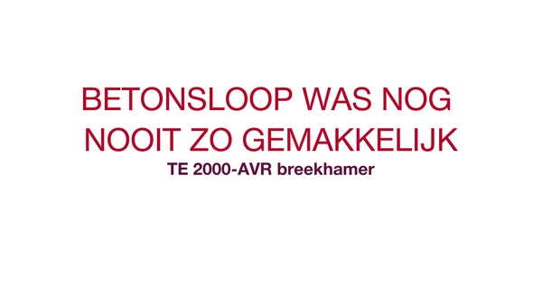 TE 2000 Ervaringsvideo: luister naar wat klanten vinden van onze nieuwste innovatie, de TE 2000-AVR. 