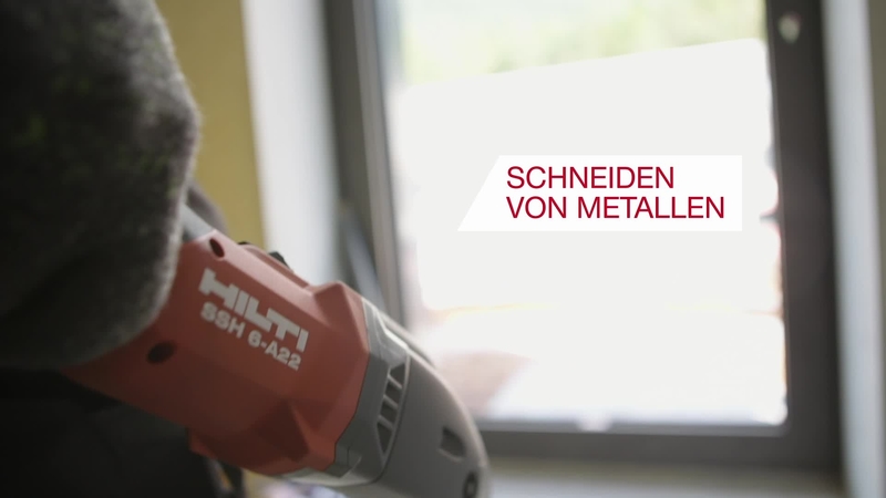 Video über das Wertversprechen der neuen Hilti Schlitzschere.