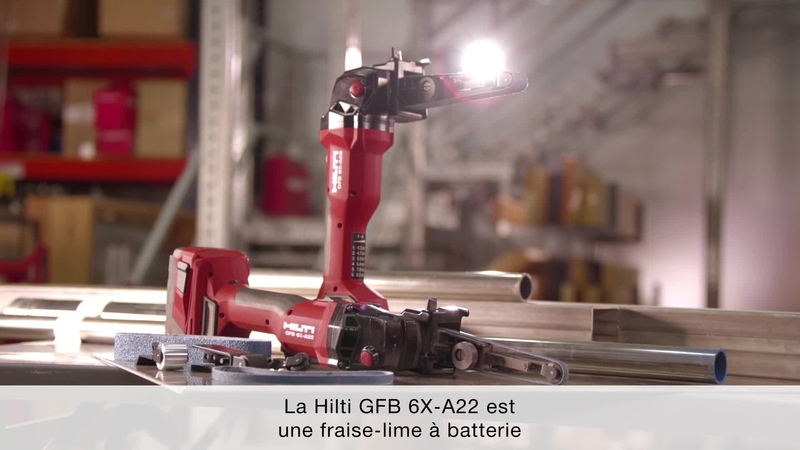 Présentation de la lime à bande sans fil GFB 6X-A22 de Hilti