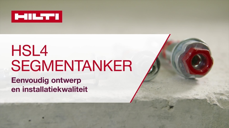 HSL 4-keilnagel: eenvoudig ontwerp en installatiekwaliteit.