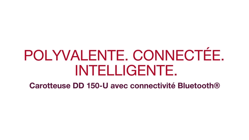 Polyvalent. Intelligent. Connnecté. Découvrez la DD 150-U (03) et WMS 100 BLE.