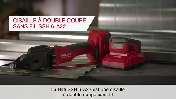 Introducing Hilti's SSH 6-A22 cordless double cut shears