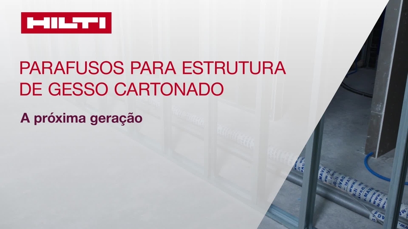 Parafusos para a construção de interiores - vídeo promocional da próxima geração.