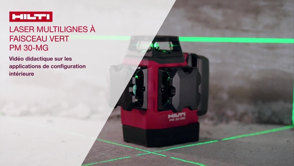 How-to video on using PM 30-MG in interior layout applications in French.  